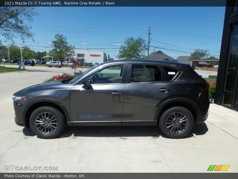 Machine Gray Metallic / Black 2021 Mazda CX-5 Touring AWD