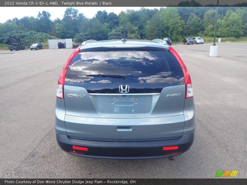 Twilight Blue Metallic / Black 2012 Honda CR-V EX-L 4WD