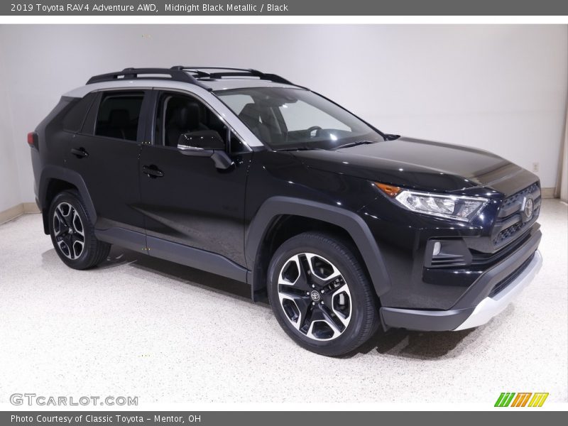 Midnight Black Metallic / Black 2019 Toyota RAV4 Adventure AWD