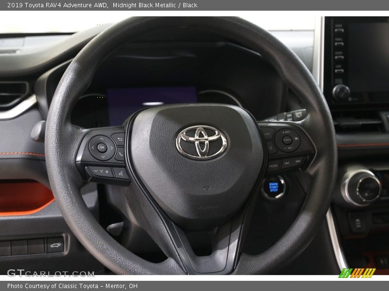 Midnight Black Metallic / Black 2019 Toyota RAV4 Adventure AWD