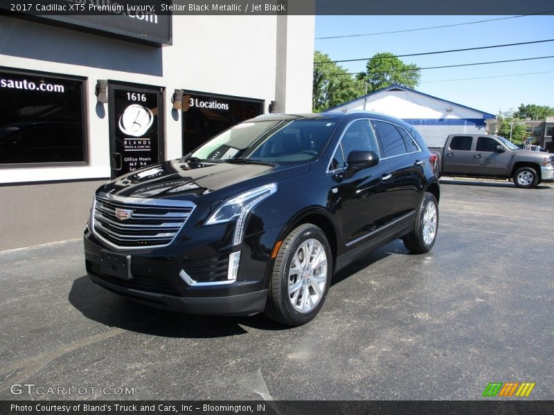 Stellar Black Metallic / Jet Black 2017 Cadillac XT5 Premium Luxury