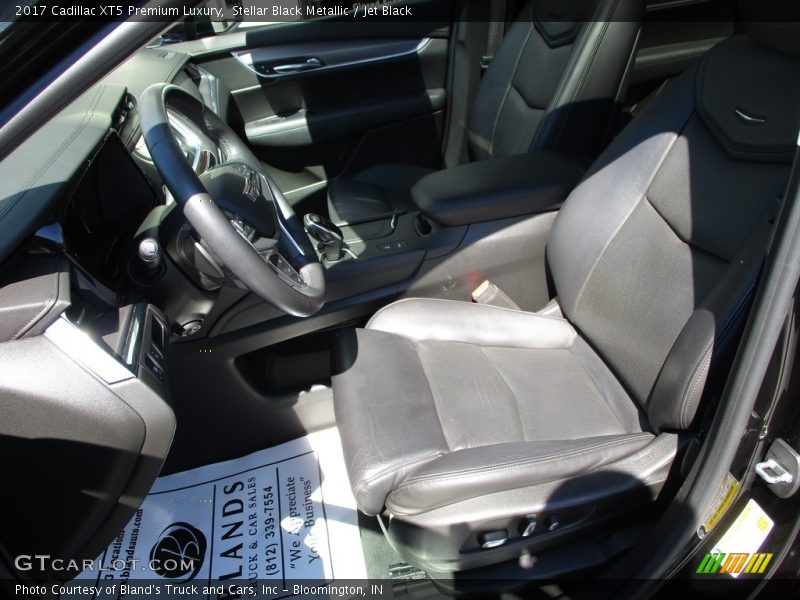 Stellar Black Metallic / Jet Black 2017 Cadillac XT5 Premium Luxury