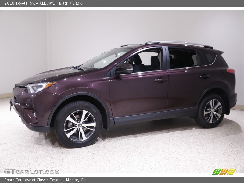 Black / Black 2018 Toyota RAV4 XLE AWD