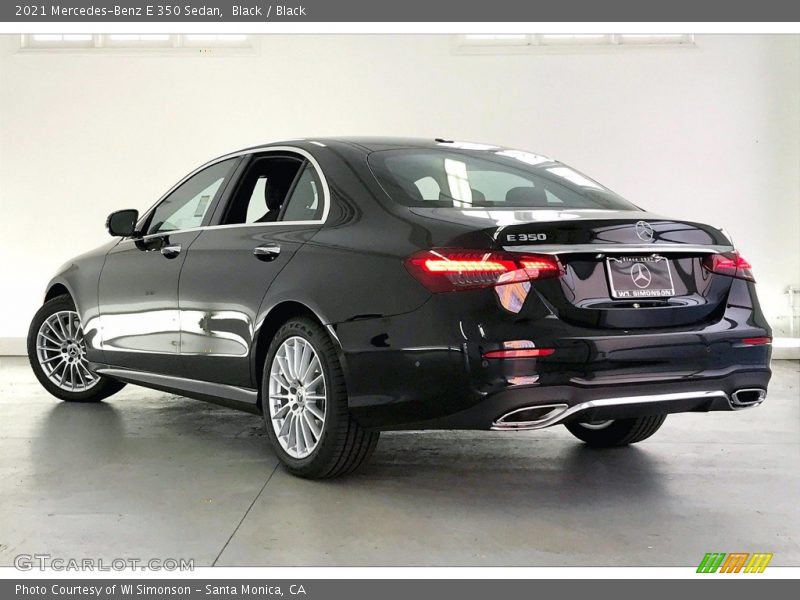 Black / Black 2021 Mercedes-Benz E 350 Sedan