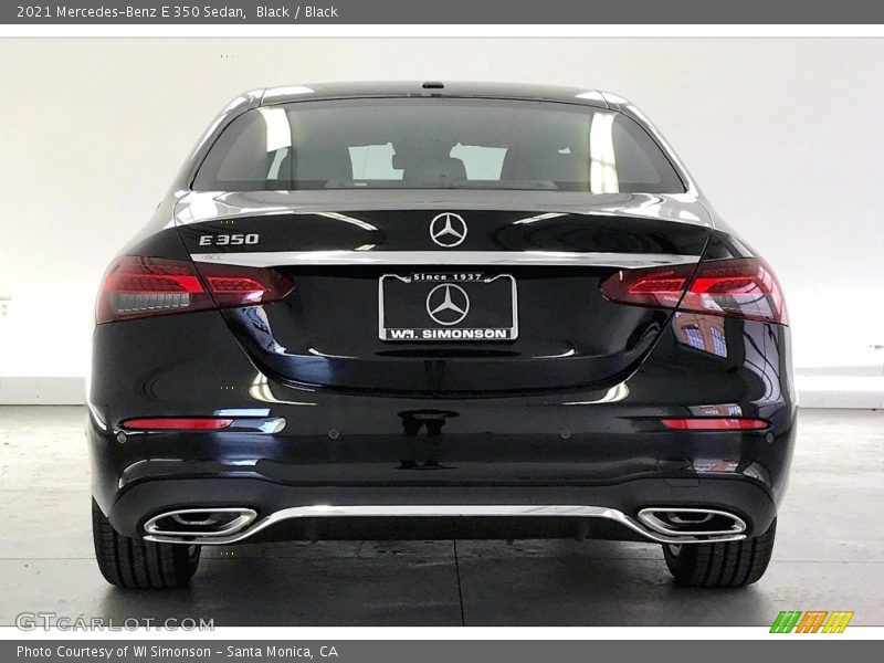 Black / Black 2021 Mercedes-Benz E 350 Sedan