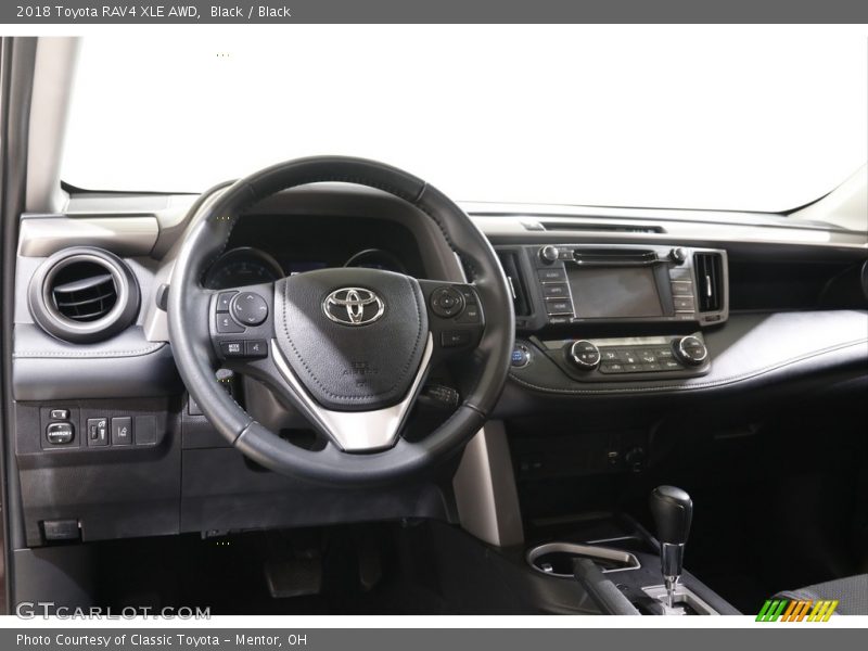 Black / Black 2018 Toyota RAV4 XLE AWD