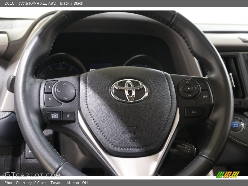 Black / Black 2018 Toyota RAV4 XLE AWD