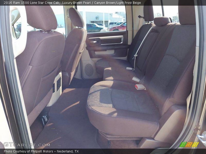 Luxury Brown Pearl / Canyon Brown/Light Frost Beige 2016 Ram 1500 Lone Star Crew Cab