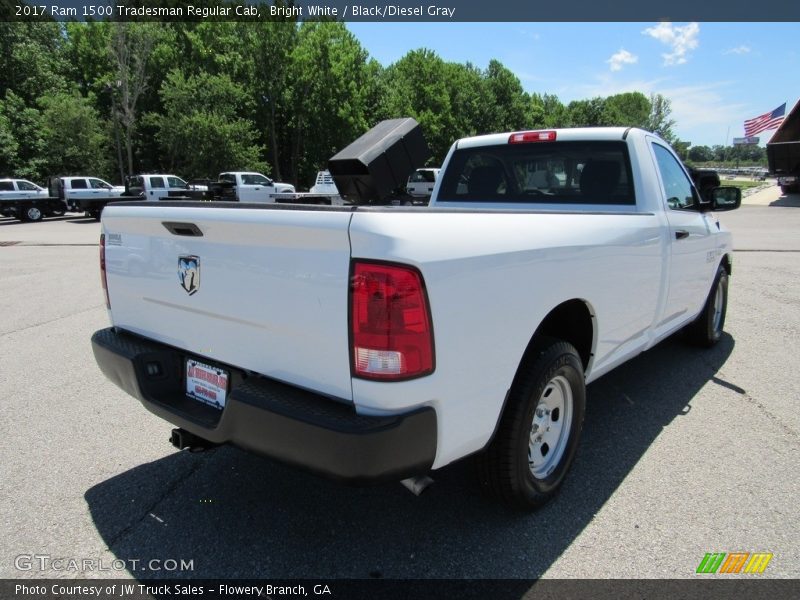 Bright White / Black/Diesel Gray 2017 Ram 1500 Tradesman Regular Cab