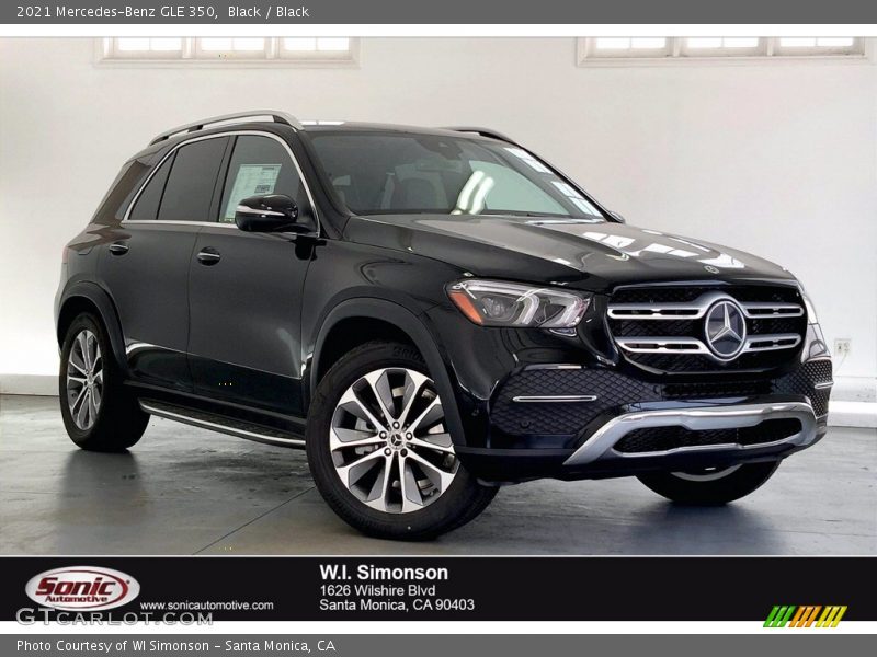 Black / Black 2021 Mercedes-Benz GLE 350