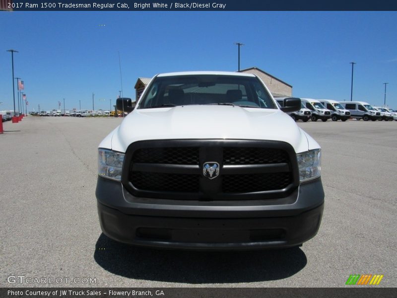 Bright White / Black/Diesel Gray 2017 Ram 1500 Tradesman Regular Cab