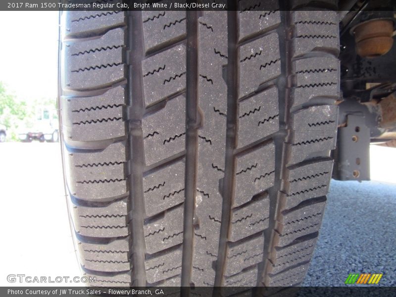 Bright White / Black/Diesel Gray 2017 Ram 1500 Tradesman Regular Cab