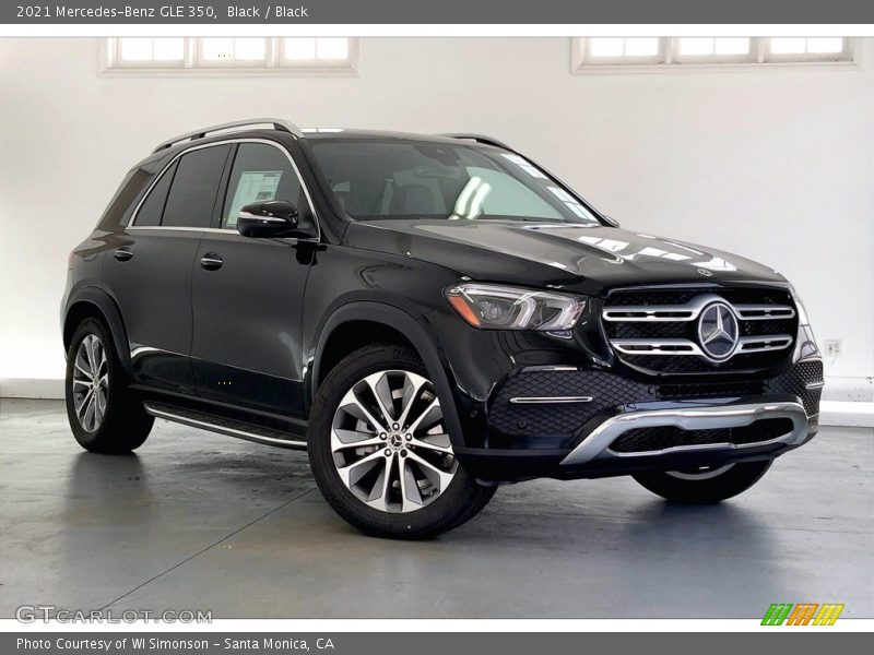 Black / Black 2021 Mercedes-Benz GLE 350