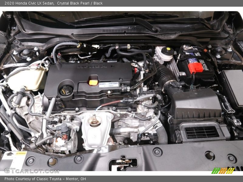 Crystal Black Pearl / Black 2020 Honda Civic LX Sedan