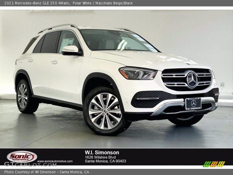 Polar White / Macchiato Beige/Black 2021 Mercedes-Benz GLE 350 4Matic