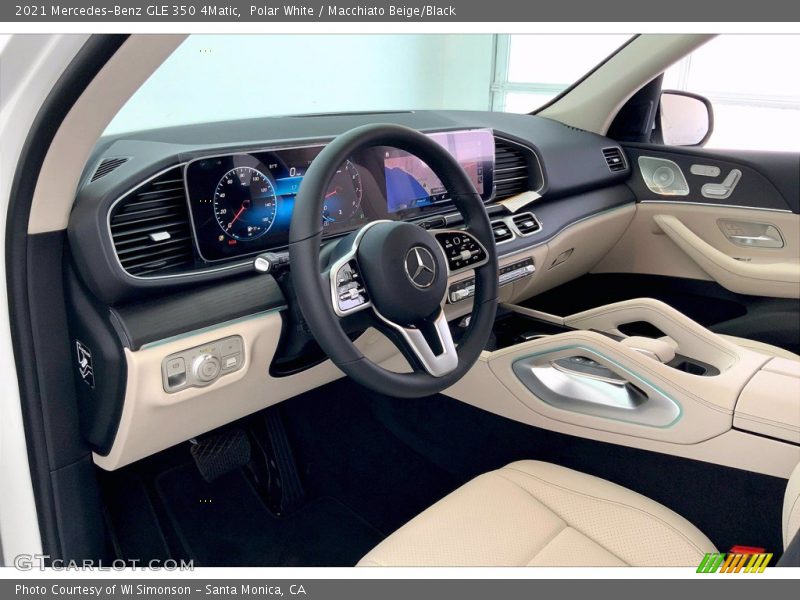 Polar White / Macchiato Beige/Black 2021 Mercedes-Benz GLE 350 4Matic