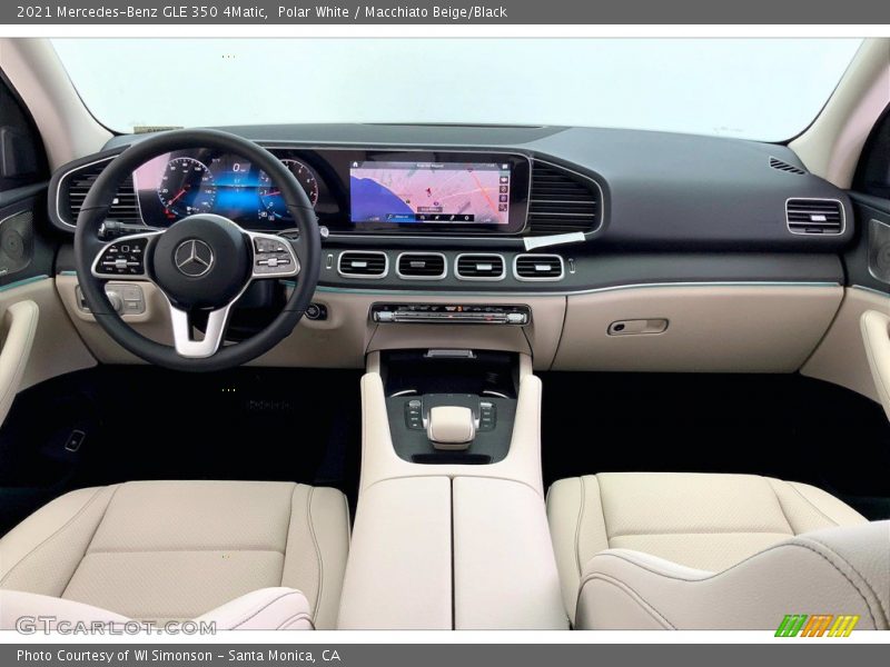 Polar White / Macchiato Beige/Black 2021 Mercedes-Benz GLE 350 4Matic