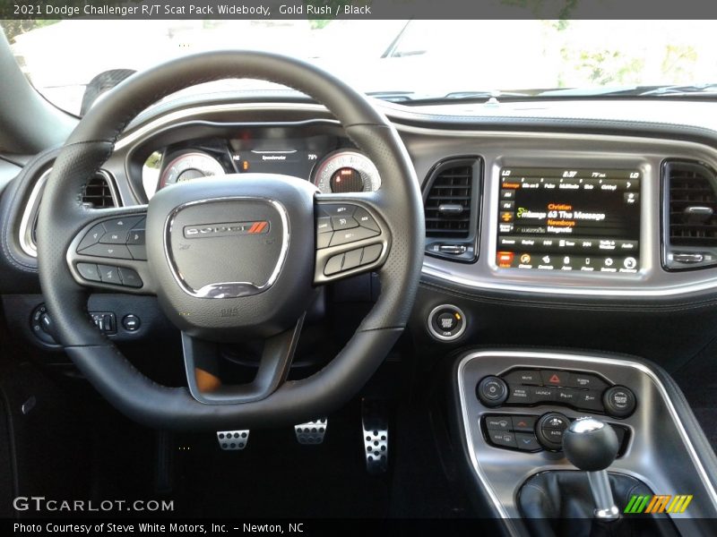 Dashboard of 2021 Challenger R/T Scat Pack Widebody
