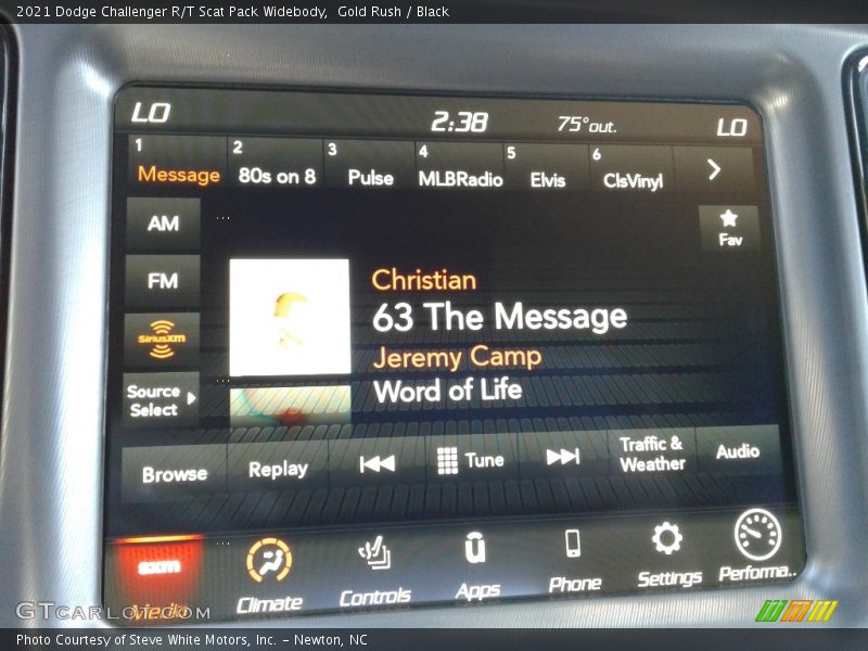 Gold Rush / Black 2021 Dodge Challenger R/T Scat Pack Widebody