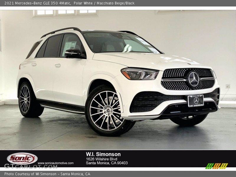 Polar White / Macchiato Beige/Black 2021 Mercedes-Benz GLE 350 4Matic