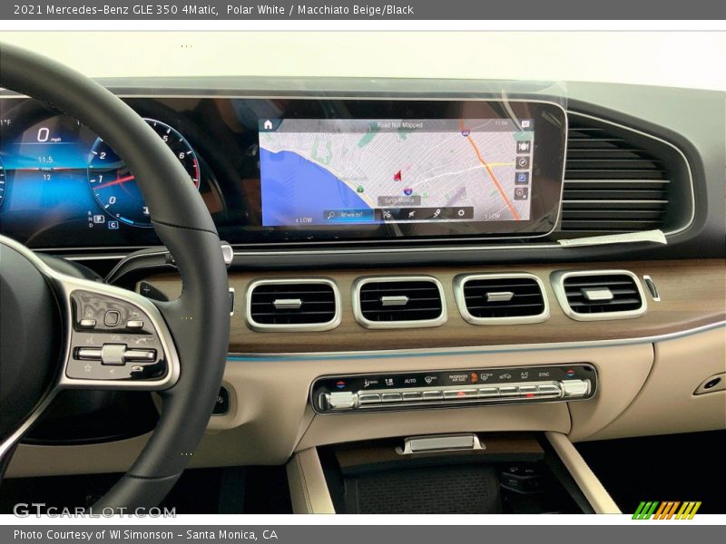 Dashboard of 2021 GLE 350 4Matic