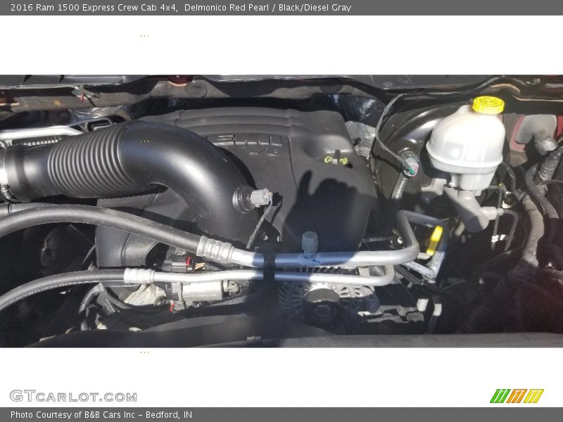 Delmonico Red Pearl / Black/Diesel Gray 2016 Ram 1500 Express Crew Cab 4x4