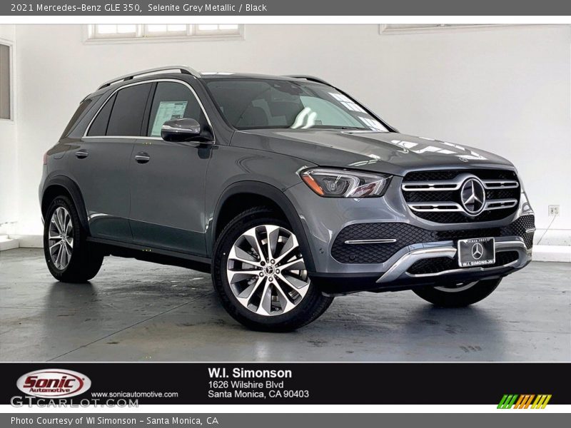 Selenite Grey Metallic / Black 2021 Mercedes-Benz GLE 350