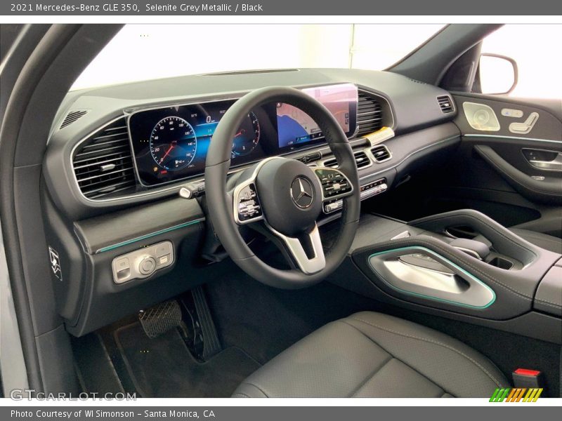 Selenite Grey Metallic / Black 2021 Mercedes-Benz GLE 350