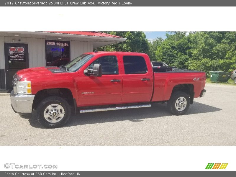 Victory Red / Ebony 2012 Chevrolet Silverado 2500HD LT Crew Cab 4x4