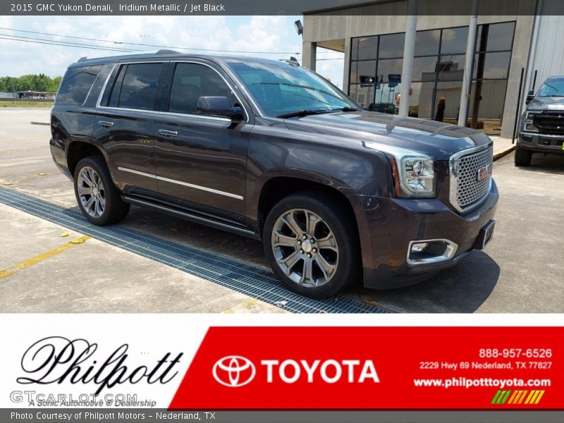Iridium Metallic / Jet Black 2015 GMC Yukon Denali