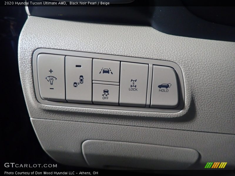 Black Noir Pearl / Beige 2020 Hyundai Tucson Ultimate AWD