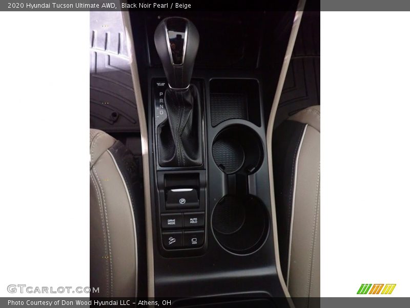 Black Noir Pearl / Beige 2020 Hyundai Tucson Ultimate AWD