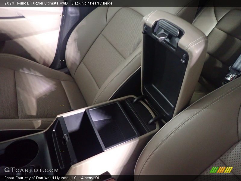 Black Noir Pearl / Beige 2020 Hyundai Tucson Ultimate AWD