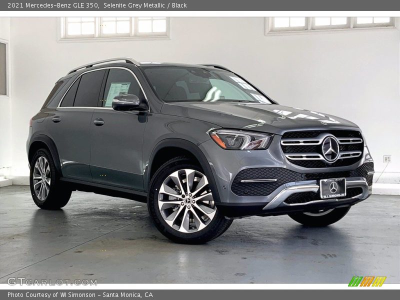 Selenite Grey Metallic / Black 2021 Mercedes-Benz GLE 350