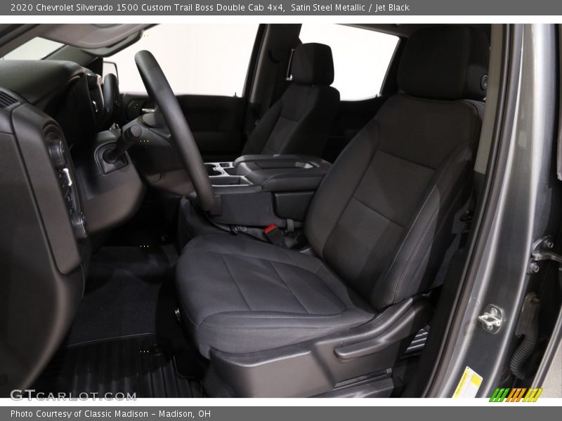Satin Steel Metallic / Jet Black 2020 Chevrolet Silverado 1500 Custom Trail Boss Double Cab 4x4