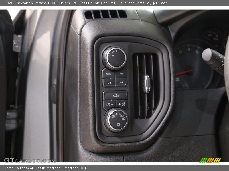 Satin Steel Metallic / Jet Black 2020 Chevrolet Silverado 1500 Custom Trail Boss Double Cab 4x4