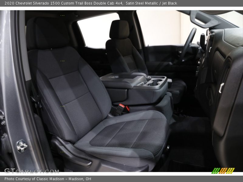 Satin Steel Metallic / Jet Black 2020 Chevrolet Silverado 1500 Custom Trail Boss Double Cab 4x4