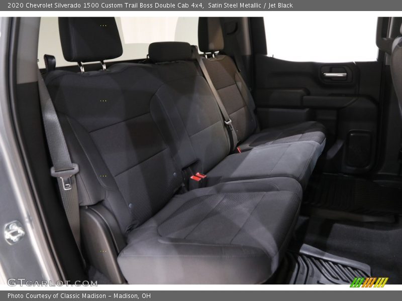 Satin Steel Metallic / Jet Black 2020 Chevrolet Silverado 1500 Custom Trail Boss Double Cab 4x4