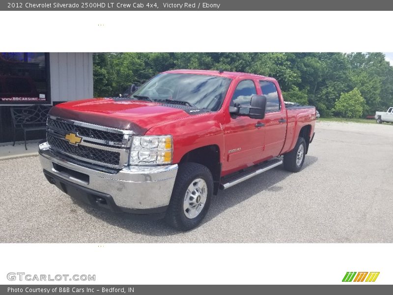 Victory Red / Ebony 2012 Chevrolet Silverado 2500HD LT Crew Cab 4x4