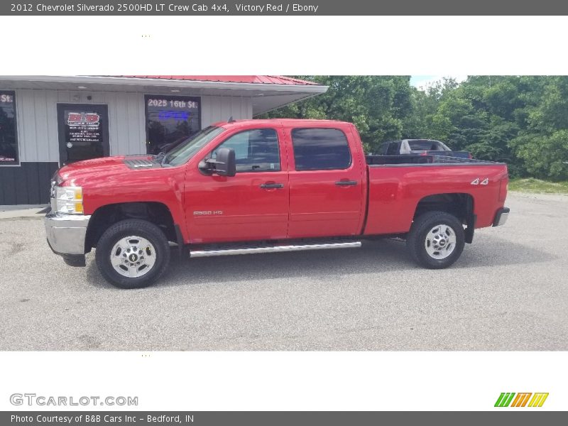 Victory Red / Ebony 2012 Chevrolet Silverado 2500HD LT Crew Cab 4x4