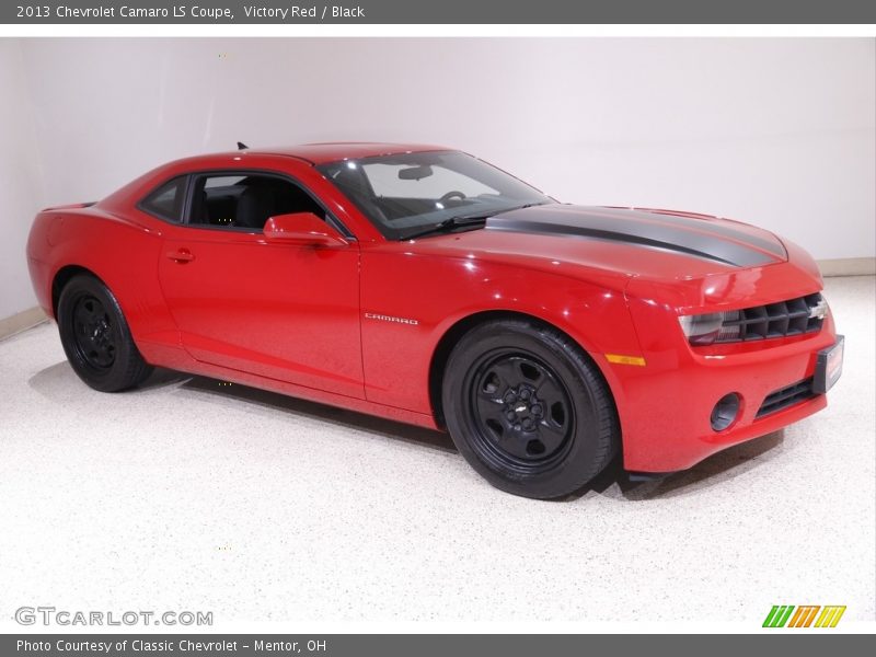 Victory Red / Black 2013 Chevrolet Camaro LS Coupe