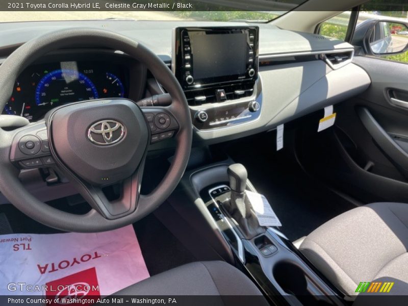 Celestite Gray Metallic / Black 2021 Toyota Corolla Hybrid LE