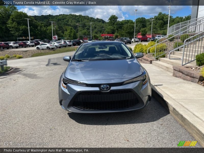 Celestite Gray Metallic / Black 2021 Toyota Corolla Hybrid LE