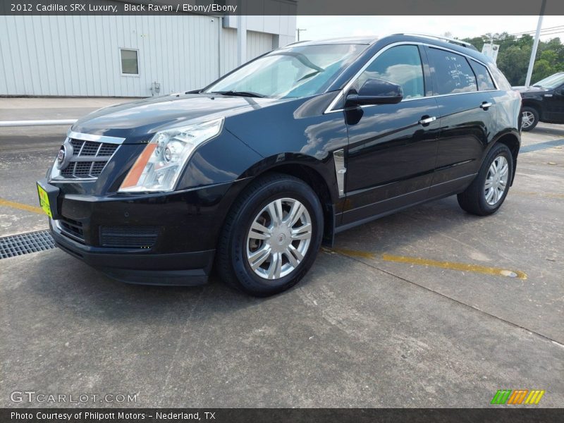 Black Raven / Ebony/Ebony 2012 Cadillac SRX Luxury