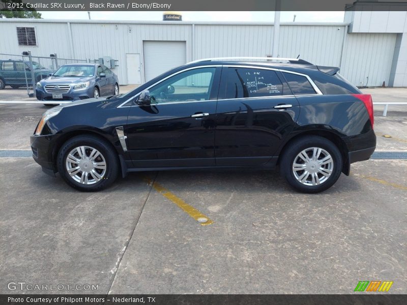 Black Raven / Ebony/Ebony 2012 Cadillac SRX Luxury