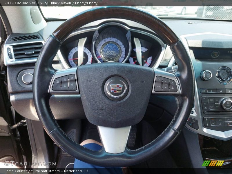 Black Raven / Ebony/Ebony 2012 Cadillac SRX Luxury