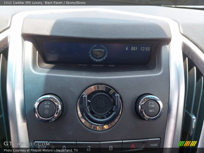 Black Raven / Ebony/Ebony 2012 Cadillac SRX Luxury