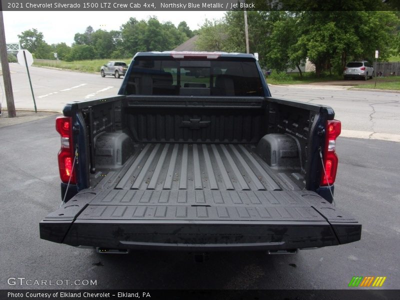 Northsky Blue Metallic / Jet Black 2021 Chevrolet Silverado 1500 LTZ Crew Cab 4x4