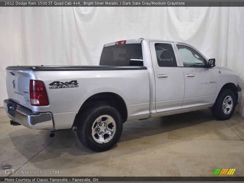 Bright Silver Metallic / Dark Slate Gray/Medium Graystone 2012 Dodge Ram 1500 ST Quad Cab 4x4