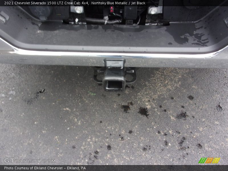 Northsky Blue Metallic / Jet Black 2021 Chevrolet Silverado 1500 LTZ Crew Cab 4x4